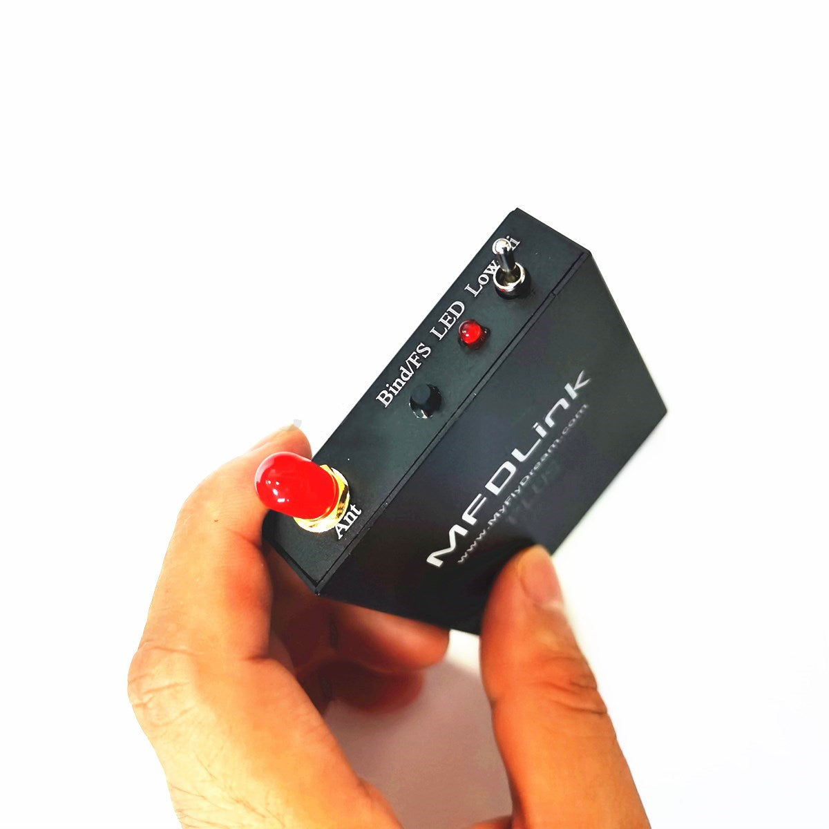 50KM Long Range MFDLink Rlink 433Mhz 16CH 1W FPV UHF System Transmitter w/8 Channel Receiver TX+RX Set
