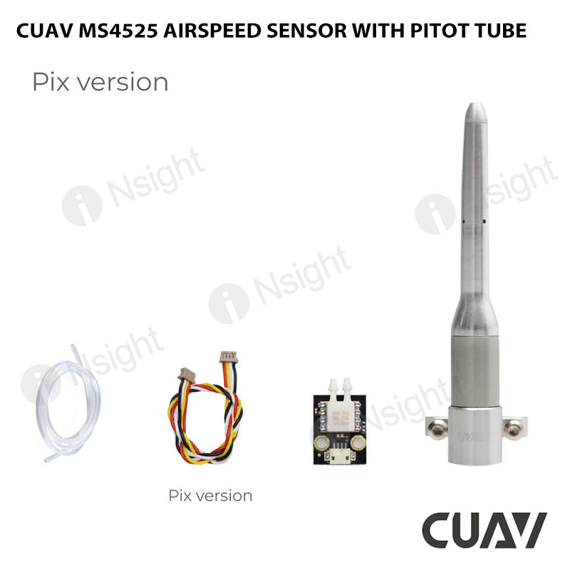 CUAV MS4525 Airspeed Sensor with Pitot Tube