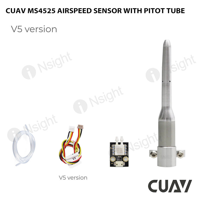 CUAV MS4525 Airspeed Sensor with Pitot Tube