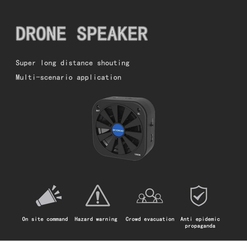 SKYDROID LS-01 Mini Walkie Talkie Sky Speaker Wireless Megaphone Laudspeakers Universal for RC Drone