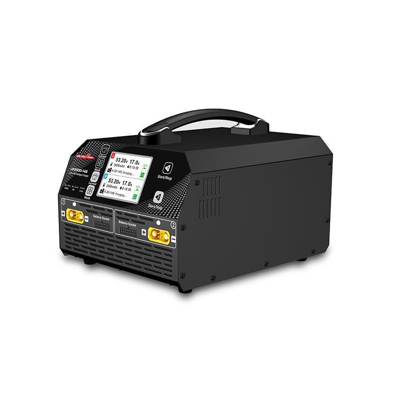 UP2000-14S Dual Channel 2000W LiPo/LiHV Smart Battery Charger for 6–14S Batteries