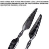 17.5x6.5 Inch FLUXER Pro Glossy Large Lattice Carbon Fiber Folding Propeller For The Professional Drone And Multirotor 1pair(CW+CCW)-6429