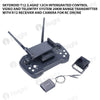 Skydroid T12 2.4GHz 12CH Intergrated Control Video and Telemtry System 20km Range Transmitter with R12 Receiver and Camera for RC Drone