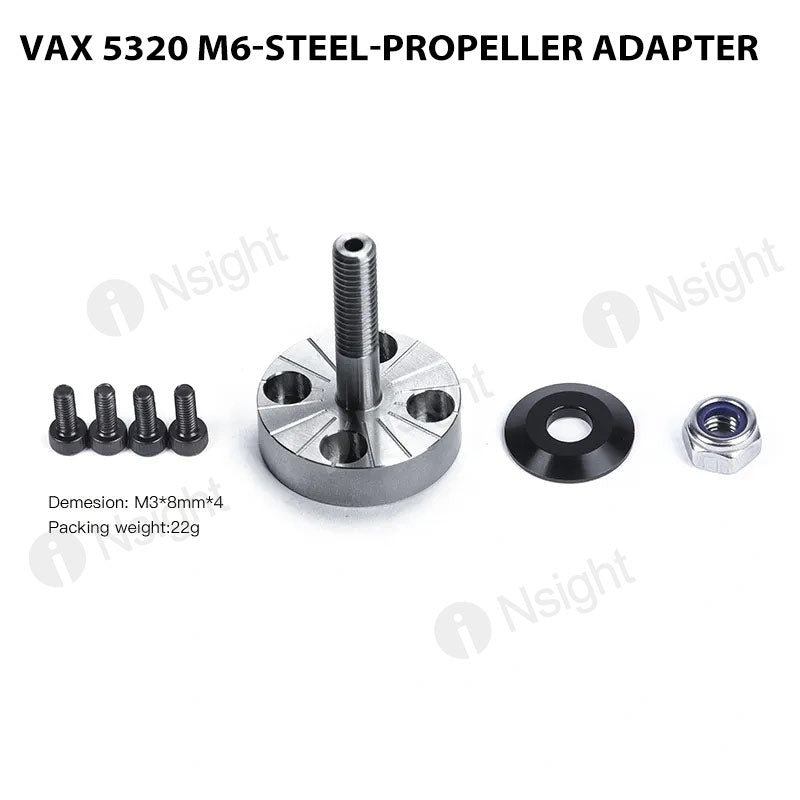 VAX 5320 M6-steel-Propeller Adapter