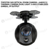 Topotek 30x Optical zoom camera + 640x512 thermal camera Dual light 3-Axis Stabilized Gimbal, IP output