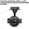 Topotek 20x Optical Zoom + 3-Axis Stabilization 4K Resolution Network IP Gimbal