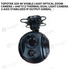 Topotek 30x 4k visible light Optical zoom camera + 640*512 thermal dual light camera 3-Axis Stabilized IP Output Gimbal