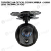 Topotek 30x Optical Zoom Camera + 50mm lens Thermal IP Pod