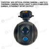 Topotek  30x Optical Zoom Camera + 640*512 Thermal Camera Dual light 3-Axis Stabilized Gimbal, Ethernet (RTSP) Output