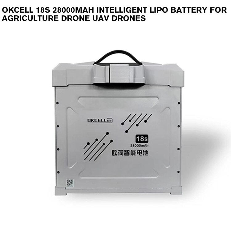 OKCELL 18S 22000mAh 28000mAh 66.6V 1458.2WH Intelligent Battery Lipo Battery Drone Plug-in battery For Agriculture Drone UAV Drones