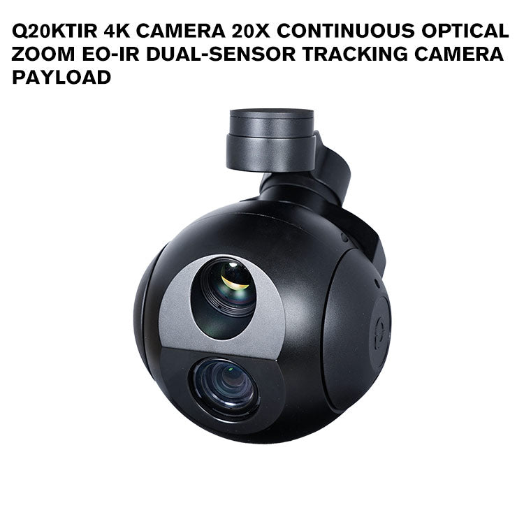 Q20KTIR 4K Camera 20x Continuous Optical Zoom EO-IR Dual-sensor Tracking Camera Payload