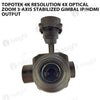 Topotek 4K Resolution 4x Optical Zoom 3-Axis Stabilized Gimbal IP/HDMI output