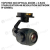 Topotek KIP30S4K 30x Optical Zoom + 3-Axis Stabilization 4K Resolution Network IP Gimbal