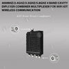 400MHz/2.4GHz/3.5GHz/5.8GHz 4 Band Cavity Diplexer Combiner Multiplexer For WiFi IOT Wireless Communication