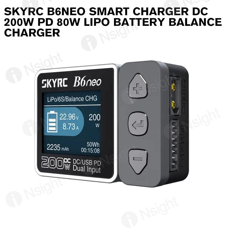 SKYRC B6neo Smart Charger DC 200W PD 80W Lipo Battery Balance Charger