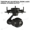 Topotek 4K 10X Optical zoom 3-Axis Gimbal, IP/HDMI output