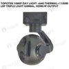 Topotek 1080P Day light +640 Thermal+1100m LRF Triple Light Gimbal, HDMI/IP output