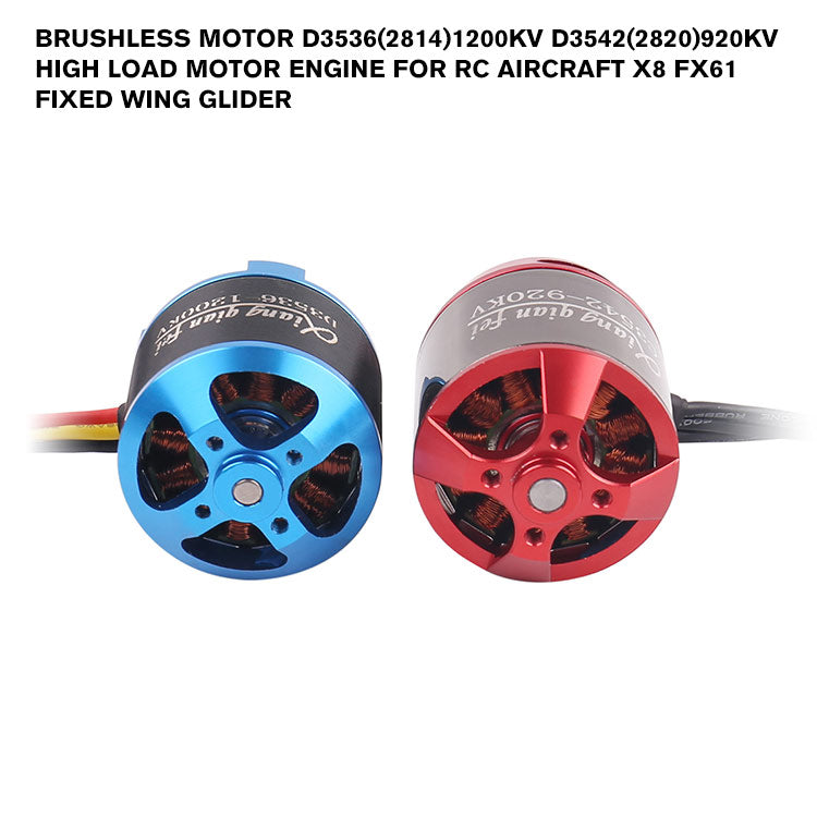 Brushless Motor D3536(2814)1200KV D3542(2820)920KV High Load