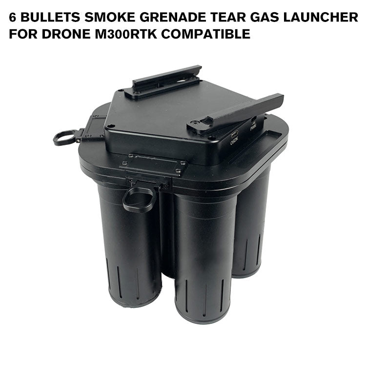6 Bullets Smoke Grenade Tear Gas Launcher for Drone M300RTK Compatible