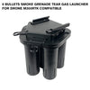 6 Bullets Smoke Grenade Tear Gas Launcher for Drone M300RTK Compatible