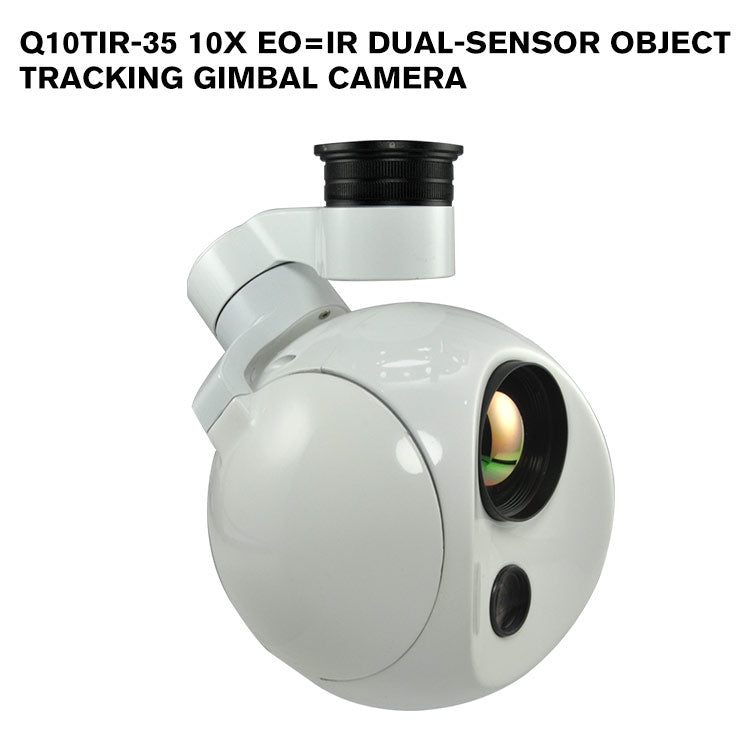 Q10TIR-35 10x EO=IR Dual-Sensor Object Tracking Gimbal Camera