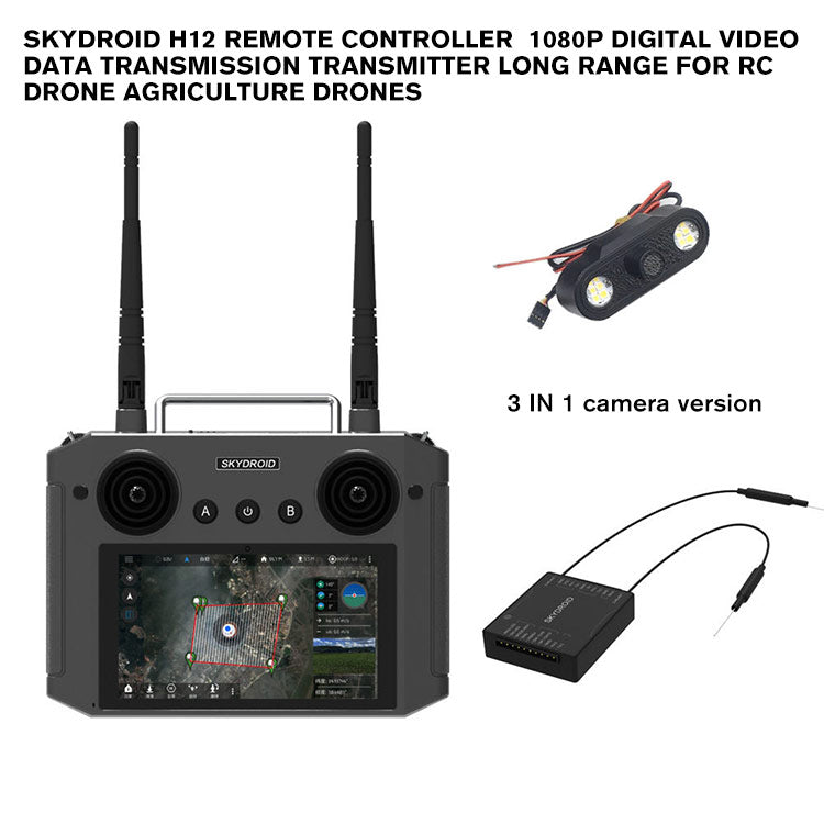 Skydroid H12 Remote Controller  1080P Digital Video Data Transmission Transmitter Long Range for RC Drone Agriculture Drones
