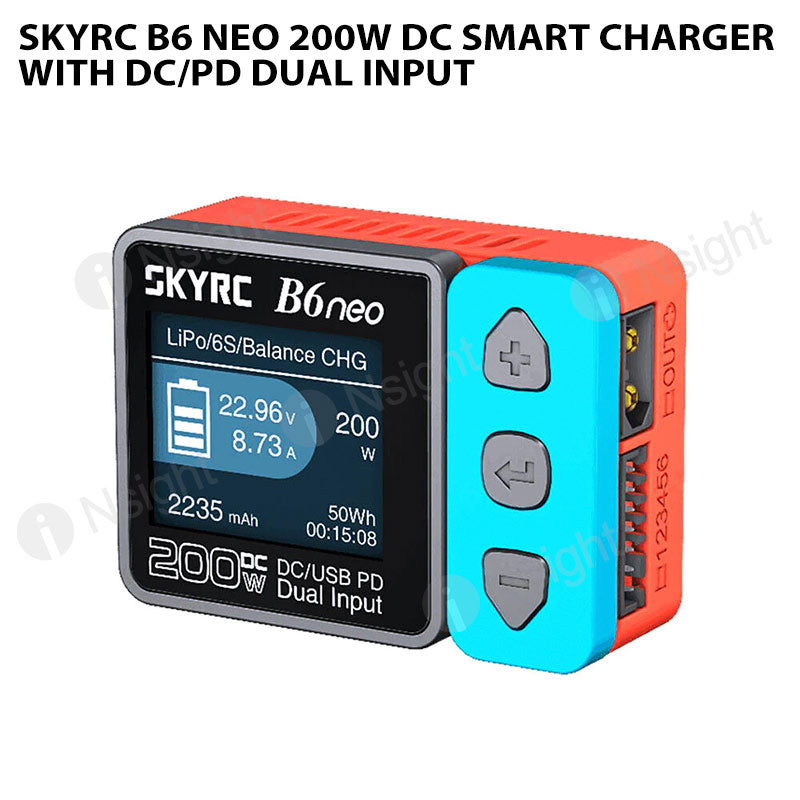 SkyRC B6 Neo 200w DC Smart Charger with DC/PD Dual input
