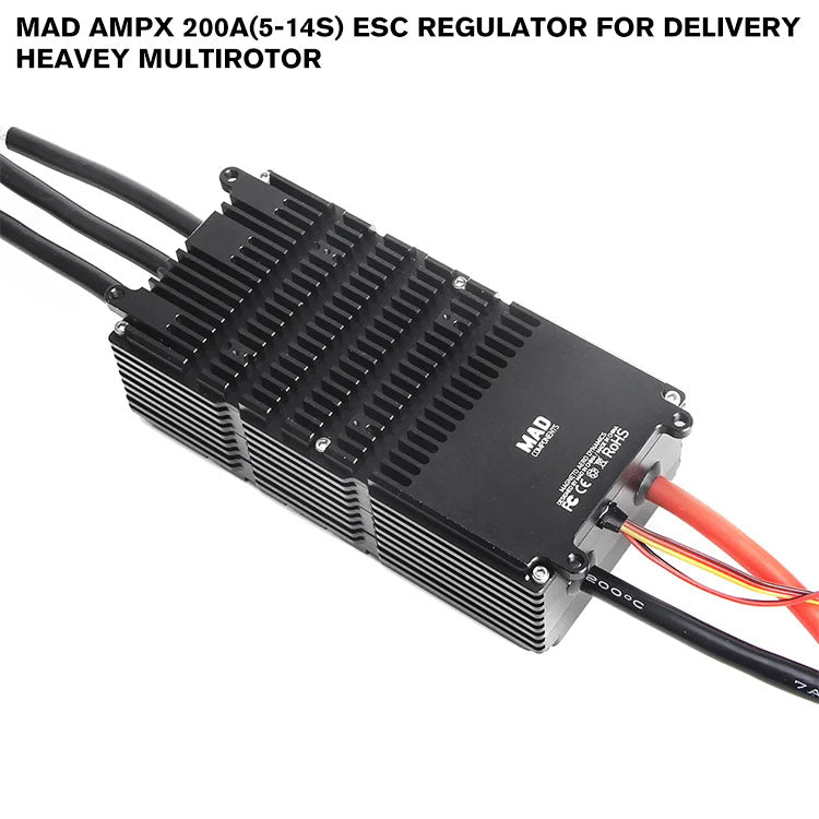 MAD AMPX 200A(5-14S) ESC Regulator For Delivery Heavey Multirotor