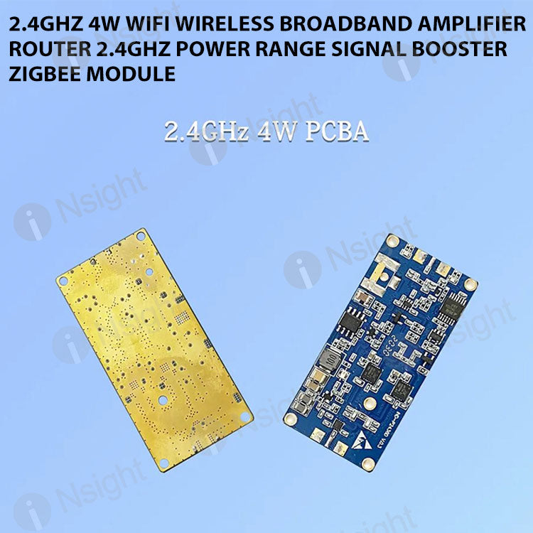 2.4GHz 4W Wifi Wireless Broadband Amplifier Router 2.4Ghz Power Range Signal Booster ZigBee Module