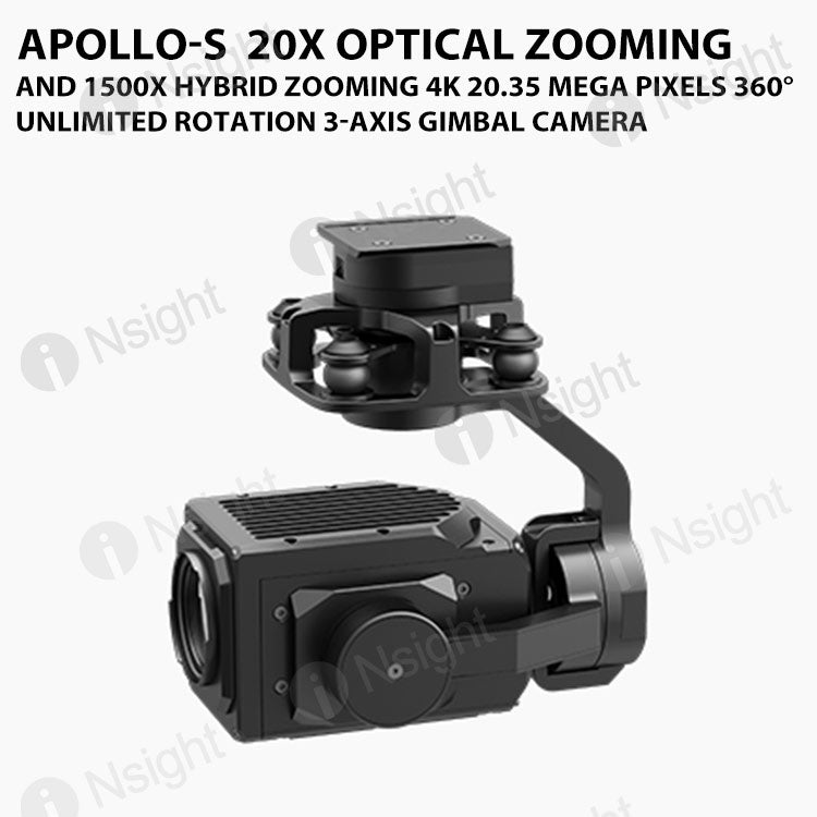 ApolloS 20X optical zooming and 1500X hybrid zooming 4K 20.35 Mega Pi