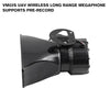 VM02S UAV Wireless Long Range Megaphone Supports Pre-record