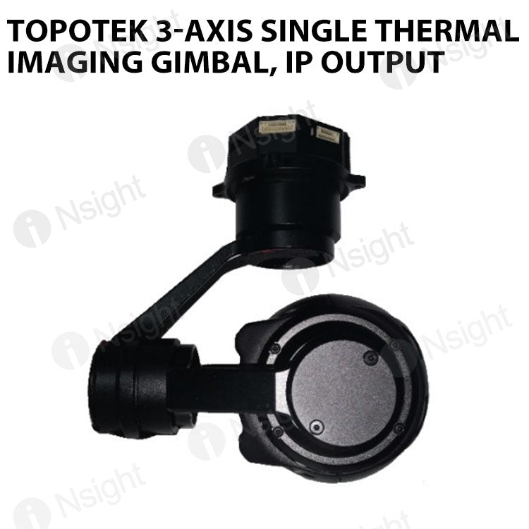 Topotek SIP640G 3-Axis single thermal imaging gimbal, IP output