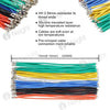 2.54MM Male & Female JST Connector Kit with 22AWG Pre-Crimped Cables Wire 2/3/4/5/6/7 Pin Adapter Cable Connector(6 Colors 130mm)