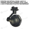 Topotek 20x Optical Zoom +640*512Thermal imaging carmera, Dual light 3-Axis Stabilized IP output waterproof