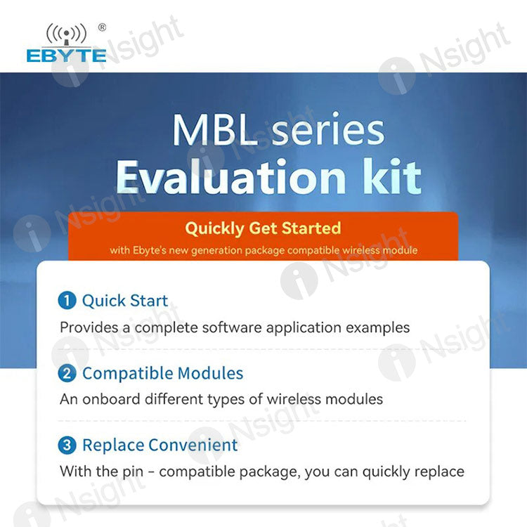 Test Board EBYTE E32-400MBL-01/E32-900MBL-01 for E32-400M20S/E32-900M20S Development Evaluation Kit USB Interface MCU STM8L151G4