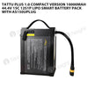 Tattu Plus 1.0 Compact Version 10000mAh 44.4V 15C 12S1P Lipo Smart Battery Pack With AS150UPlug