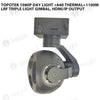 Topotek 1080P Day light +640 Thermal+1100m LRF Triple Light Gimbal, HDMI/IP output