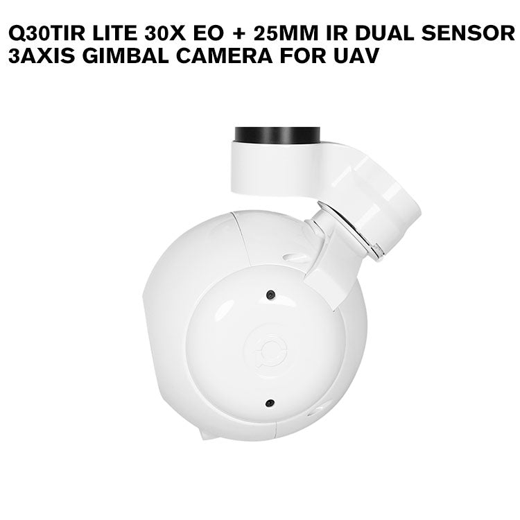 Q30TIR lite 30x EO + 25mm IR Dual Sensor 3axis Gimbal Camera for UAV
