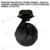 Topotek 30x Optical zoom camera + 640x512 thermal camera Dual light 3-Axis Stabilized Gimbal, IP output