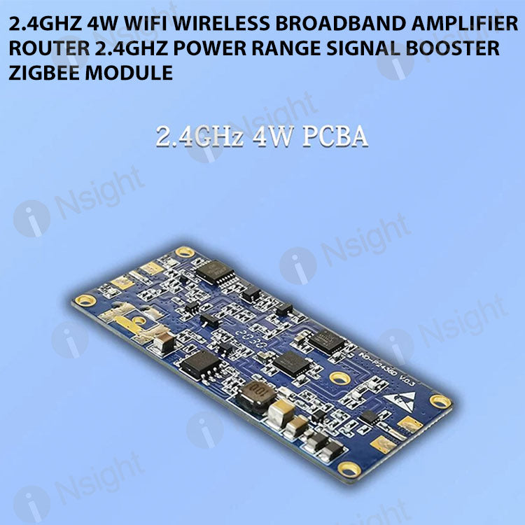 2.4GHz 4W Wifi Wireless Broadband Amplifier Router 2.4Ghz Power Range Signal Booster ZigBee Module