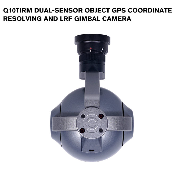 Q10TIRM Dual-sensor Object GPS Coordinate Resolving and LRF Gimbal Camera