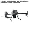 6 Bullets Smoke Grenade Tear Gas Launcher for Drone M300RTK Compatible