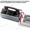 Ultra Power UP600AC DUO 2X 600W 25A 2-6S channels LiPo LiHV charger Battery UAV Drone Charger