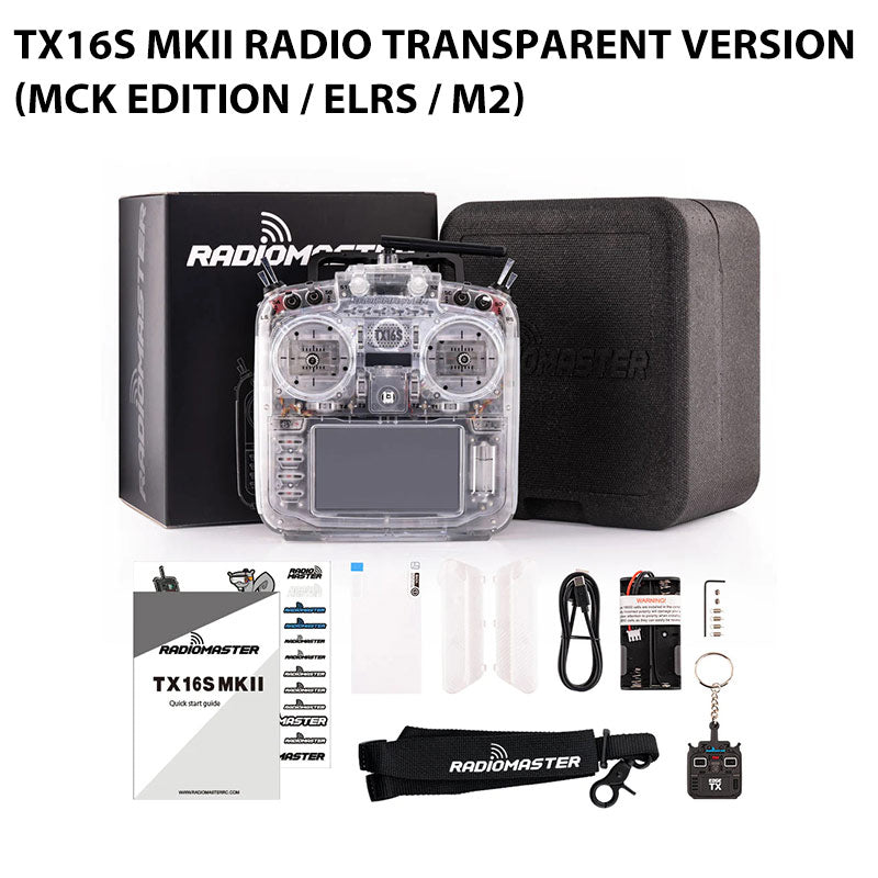 TX16S MKII Radio Transparent Version (MCK Edition / ELRS / M2)