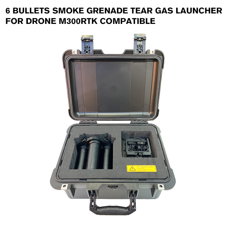 6 Bullets Smoke Grenade Tear Gas Launcher for Drone M300RTK Compatible
