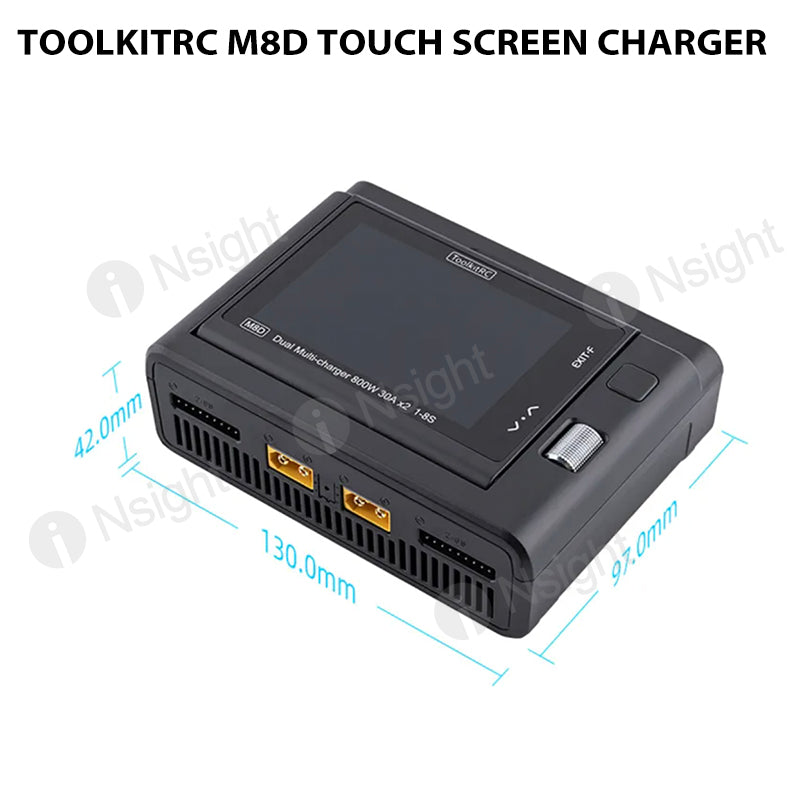 ToolkitRC M8D Touch Screen Charger