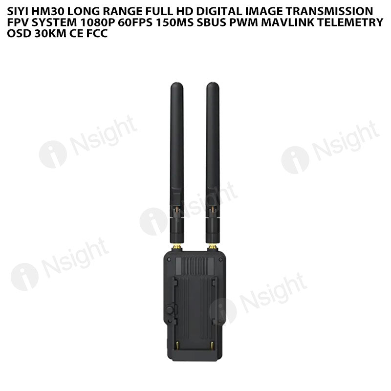 SIYI HM30 Long Range Full HD Digital Image Transmission FPV System 1080p 60fps 150ms SBUS PWM Mavlink Telemetry OSD 30KM CE FCC
