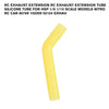 RC Exhaust Extension RC Exhaust Extension Tube Silicone Tube For HSP 1/8 1/10 Scale Models Nitro RC Car 85789 102009 02124 Exhau