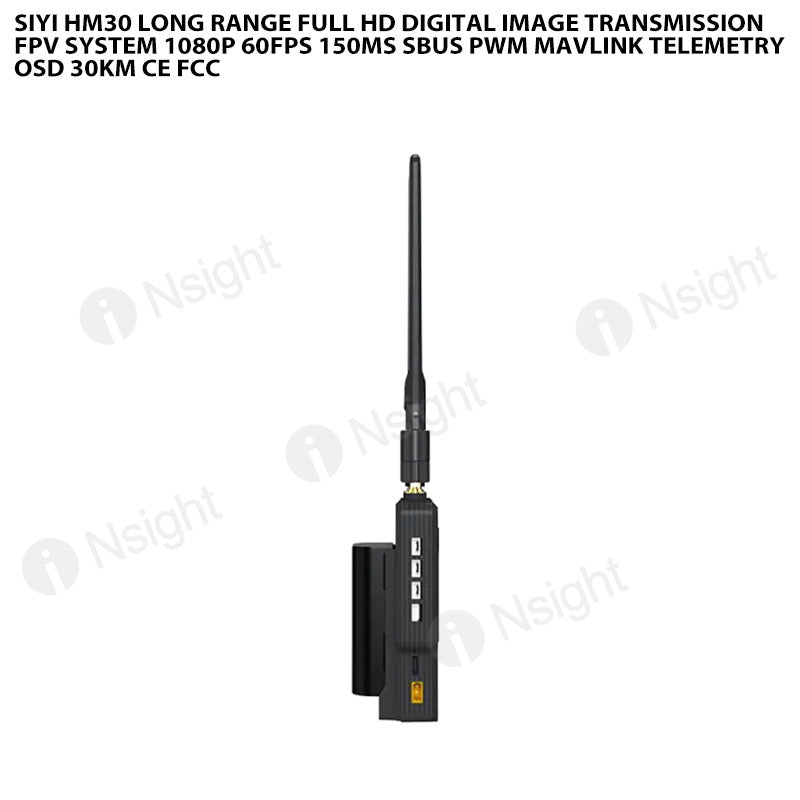 SIYI HM30 Long Range Full HD Digital Image Transmission FPV System 1080p 60fps 150ms SBUS PWM Mavlink Telemetry OSD 30KM CE FCC