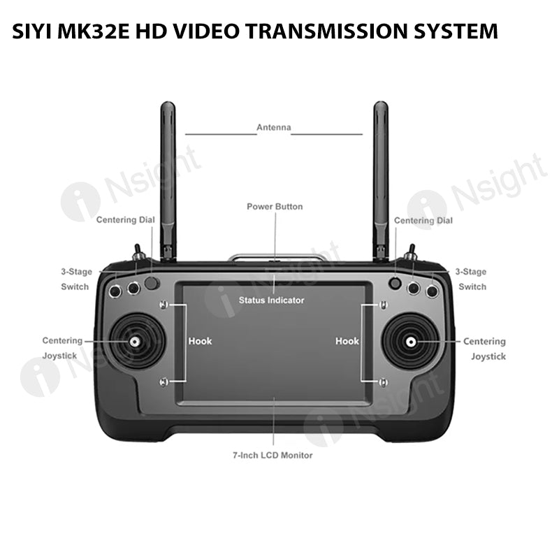 SIYI MK32 Enterprise 15KM Handheld Ground Station Smart Controller